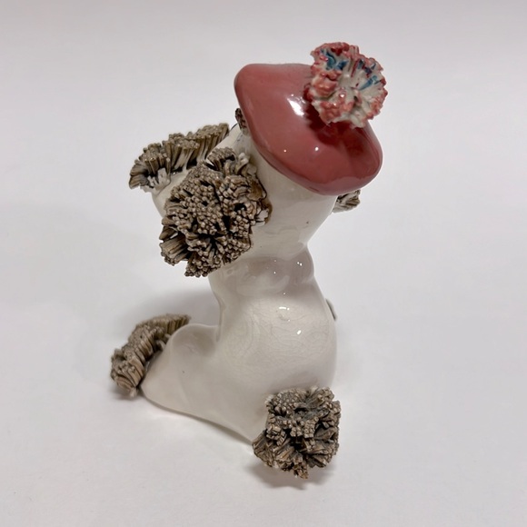 Vintage Wales 1950’s Porcelain Spaghetti Poodle made in Japan Figurine. - Picture 3 of 10